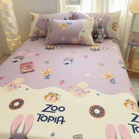 91家纺网 家纺一手货源 找家纺 （总）沐辰 2025沐辰家居-新款正版迪士尼床单床笠