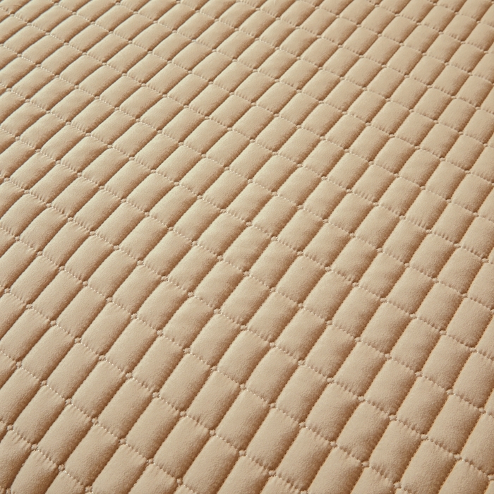 91家纺网 家纺一手货源 找家纺 锦眠床笠2025新款刺绣床笠新疆棉花填充-夹棉床笠 奶油咖