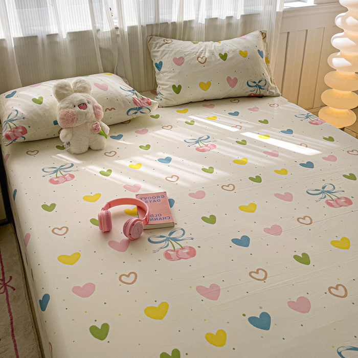 91家纺网 家纺一手货源 找家纺 （总）仟人梦2025新款水洗棉印花床笠