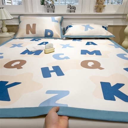 91家纺网 家纺一手货源 找家纺 （总）五月家纺 2025新款卡通冰丝印花凉席