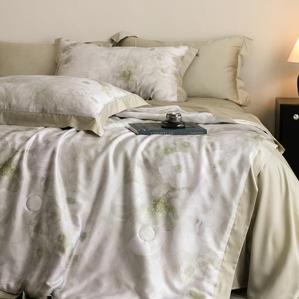 91家纺网 家纺一手货源 找家纺 （总）立奥被业 2025年新款100%莱赛尔夏被莱赛尔夏被四件套天丝夏凉被