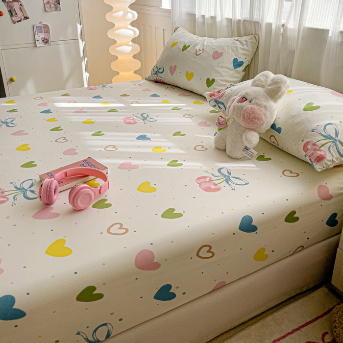 91家纺网 家纺一手货源 找家纺 （总）仟人梦2025新款水洗棉印花床笠