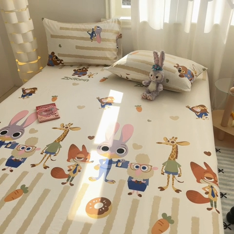 91家纺网 家纺一手货源 找家纺 （总）沐辰 2025沐辰家居-新款正版迪士尼床单床笠