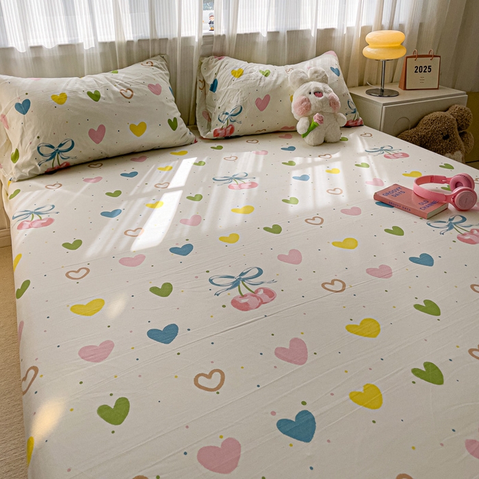 91家纺网 家纺一手货源 找家纺 （总）仟人梦2025新款水洗棉印花床笠