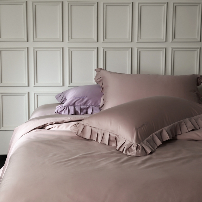 91家纺网 家纺一手货源 找家纺 （总）轩和2025新款lf级80支超柔加密天丝棉四件套拍摄二 控价不低于468 488