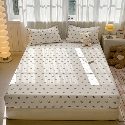 91家纺网 家纺一手货源 找家纺 （总）仟人梦2025新款水洗棉印花床笠