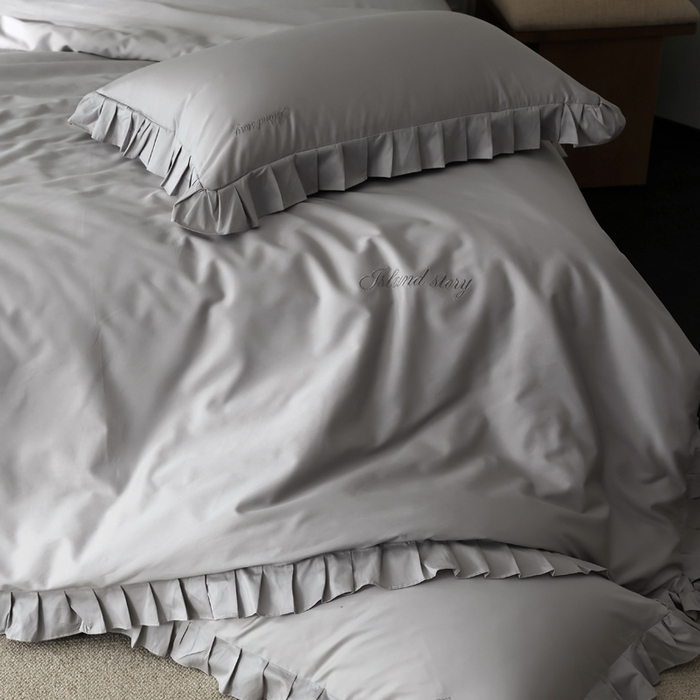 91家纺网 家纺一手货源 找家纺 轩和2025新款lf级80支超柔加密天丝棉四件套拍摄二 控价不低于468 488 巴黎晨雾