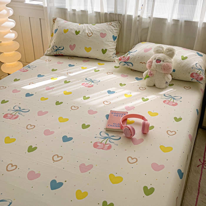 91家纺网 家纺一手货源 找家纺 （总）仟人梦2025新款水洗棉印花床笠