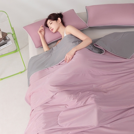 91家纺网 家纺一手货源 找家纺 （总）吾诺 2025新款冰柔丝氨纶瓜瓜被凉感被酷赛尔大豆夏被夏凉被凉感丝夏被