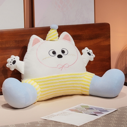 91家纺网 家纺一手货源 找家纺 （总）仟亿莱 2025新款小手大开趣味拥抱式床头腰靠