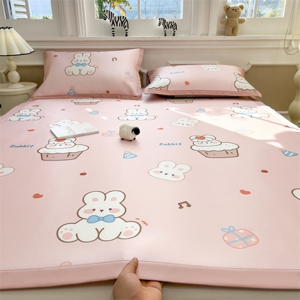 91家纺网 家纺一手货源 找家纺 （总）五月家纺 2025新款卡通冰丝印花凉席