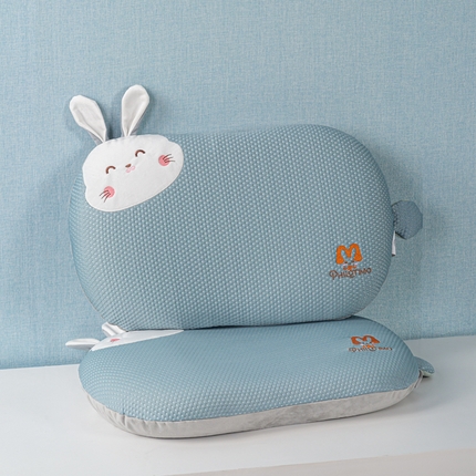 91家纺网 家纺一手货源 找家纺 （总）麦肯锡2025新款凉感豆豆猫肚枕头（萌萌兔）