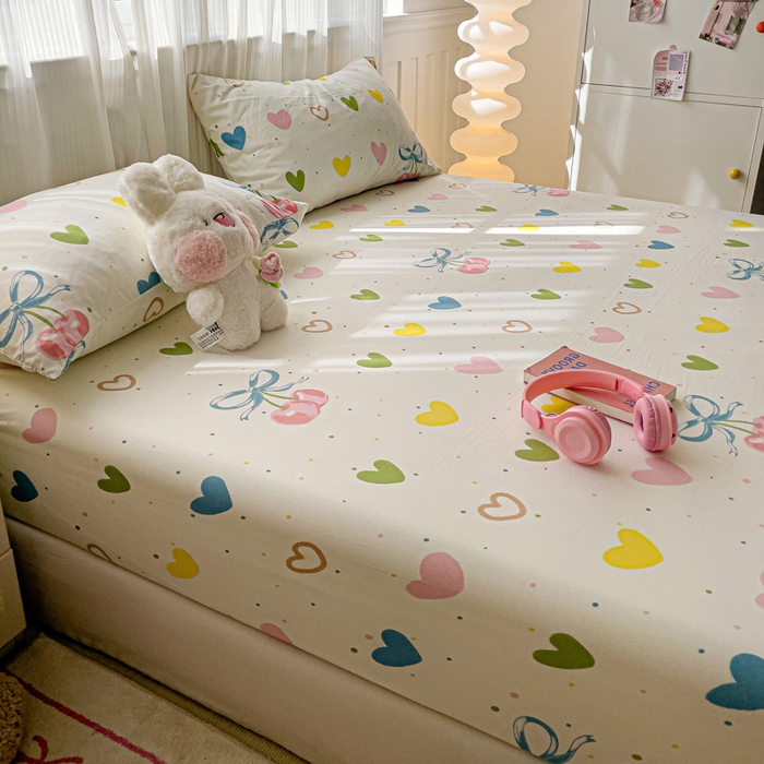 91家纺网 家纺一手货源 找家纺 （总）仟人梦2025新款水洗棉印花床笠