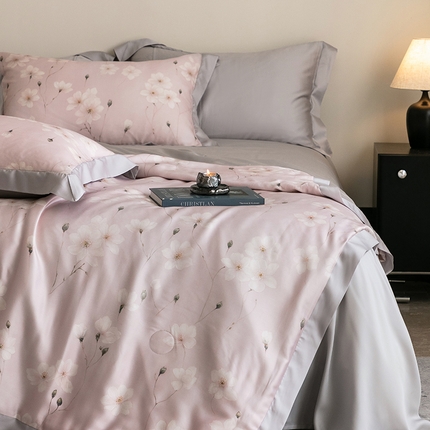 91家纺网 家纺一手货源 找家纺 （总）立奥被业 2025年新款100%莱赛尔夏被莱赛尔夏被四件套天丝夏凉被