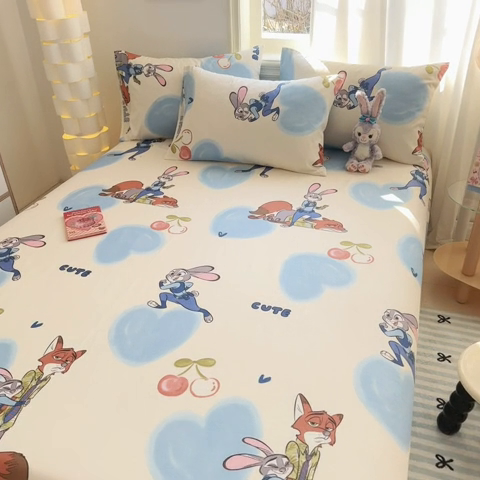 91家纺网 家纺一手货源 找家纺 （总）沐辰 2025沐辰家居-新款正版迪士尼床单床笠