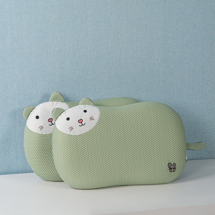 91家纺网 家纺一手货源 找家纺 （总）麦肯锡 2025新款凉感豆豆猫肚枕（可爱猫）