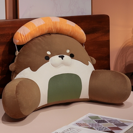 91家纺网 家纺一手货源 找家纺 （总）仟亿莱 2025新款寿司海獭拥抱式床头腰靠