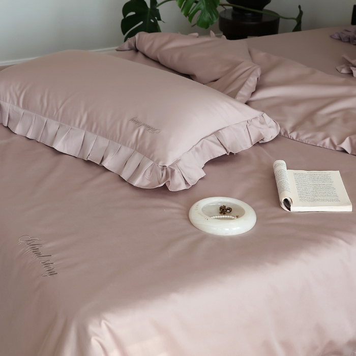 91家纺网 家纺一手货源 找家纺 轩和2025新款lf级80支超柔加密天丝棉四件套拍摄一控价不低于468 488 香榭蔷薇