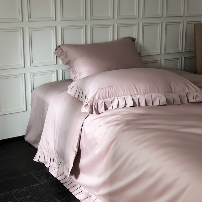 91家纺网 家纺一手货源 找家纺 （总）轩和2025新款lf级80支超柔加密天丝棉四件套拍摄二 控价不低于468 488