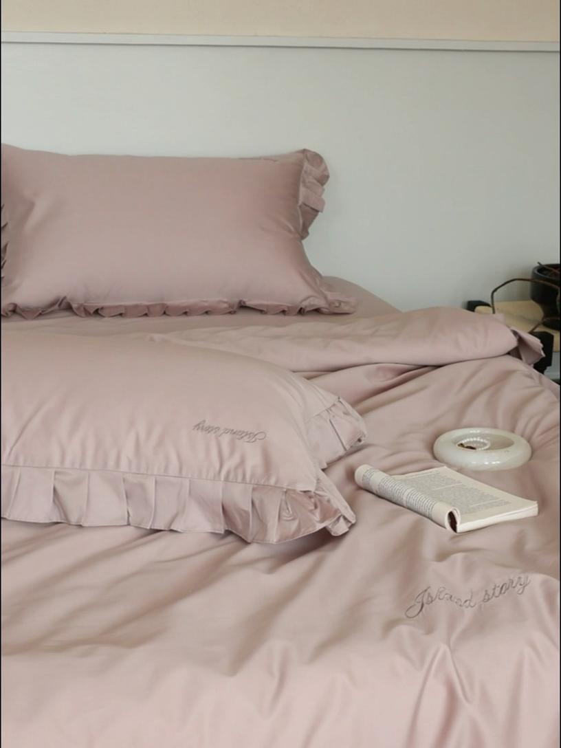 91家纺网 家纺一手货源 找家纺 轩和2025新款lf级80支超柔加密天丝棉四件套拍摄一控价不低于468 488 香榭蔷薇