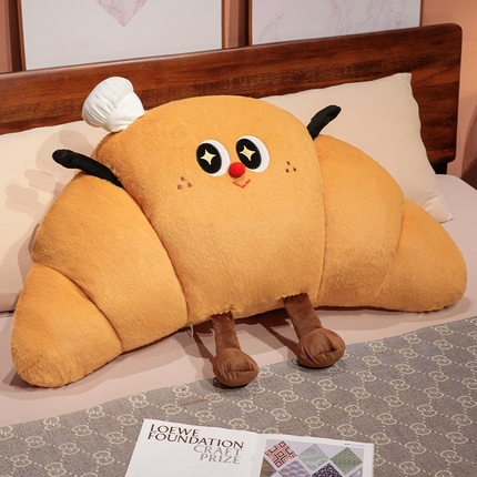 91家纺网 家纺一手货源 找家纺 （总）仟亿莱 2025新款趣味牛角包床头大靠背