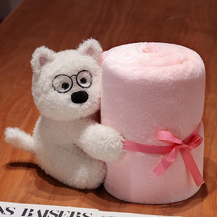 91家纺网 家纺一手货源 找家纺 （总）仟亿莱 2025新款西高地立体玩偶卷毯