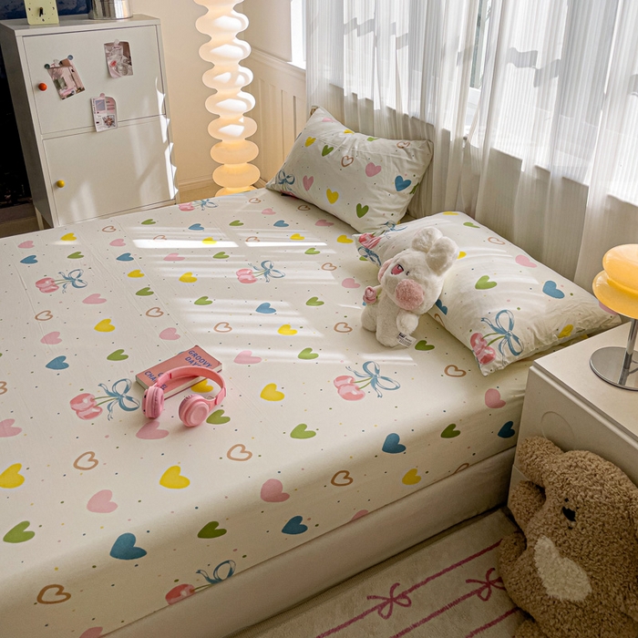 91家纺网 家纺一手货源 找家纺 （总）仟人梦2025新款水洗棉印花床笠