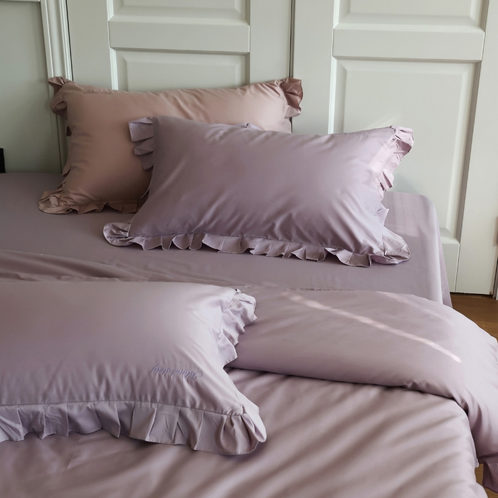 91家纺网 家纺一手货源 找家纺 轩和2025新款lf级80支超柔加密天丝棉四件套拍摄一控价不低于468 488 绒月纪事