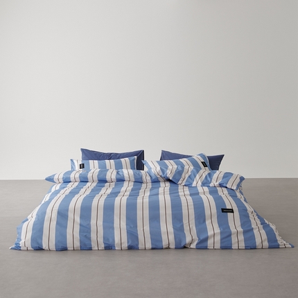 91家纺网 家纺一手货源 找家纺 棉眠 棉眠2025黑川简约条纹系列 琥珀