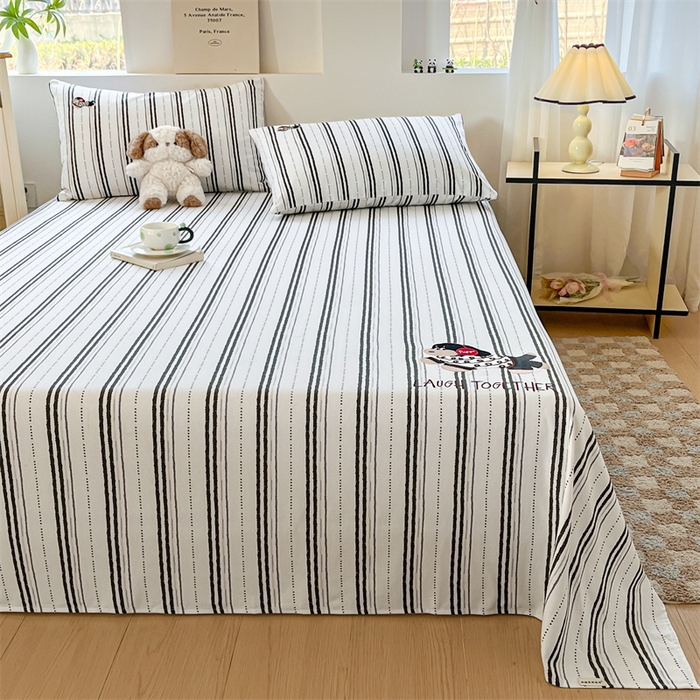 91家纺网 家纺一手货源 找家纺 （总）笙意家纺2025新款全棉老粗布单品单床单