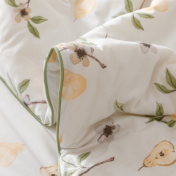 91家纺网 家纺一手货源 找家纺 优被业 2025新款A类牛奶丝针织棉夏被20%大豆(四周踩棉)软糯夏凉被空调被 硕果