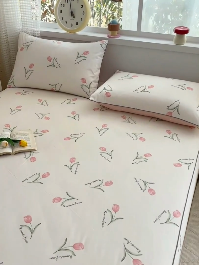 91家纺网 家纺一手货源 找家纺 元元被芯 2025新款40支13372全棉印花全棉隐藏式夹棉床笠 昕动