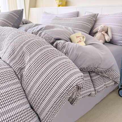 91家纺网 家纺一手货源 找家纺 （总）老K (原美阁） 2025新款亲肤舒适有氧针织棉亲肤四件套