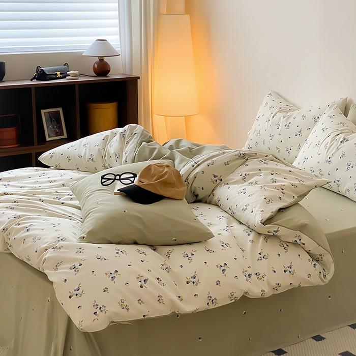 91家纺网 家纺一手货源 找家纺 慕希家纺 2025新款全棉13372印花四件套 扶摇