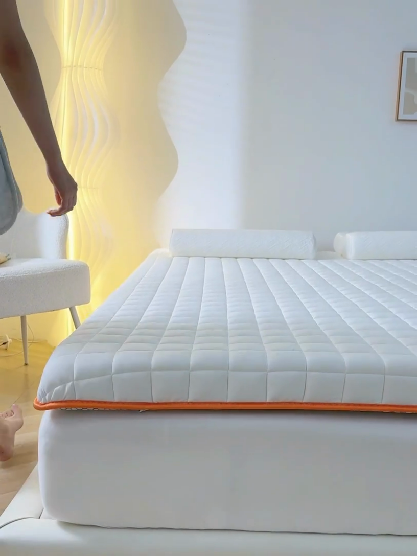 91家纺网 家纺一手货源 找家纺 艺博床垫 2025新款A类原棉棉花床垫--学生款 米白-厚度6cm