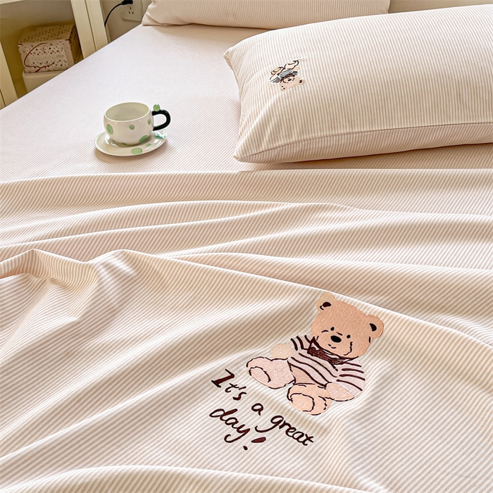 91家纺网 家纺一手货源 找家纺 笙意家纺2025新款全棉老粗布单品单床单 莱卡-米