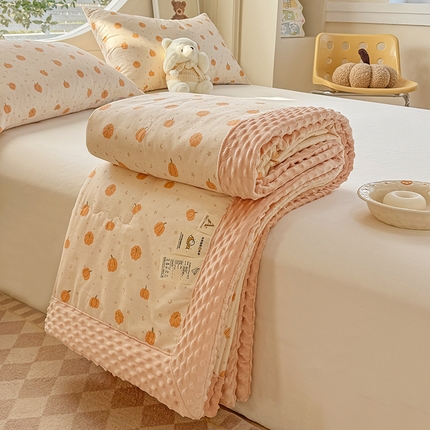 91家纺网 家纺一手货源 找家纺 （总）梦依依 2025新款40支全棉豆豆被大豆被夏被春秋被子被芯 加微信送买家秀