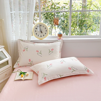 元元被芯 2025新款40支13372全棉印花全棉枕套 昕动