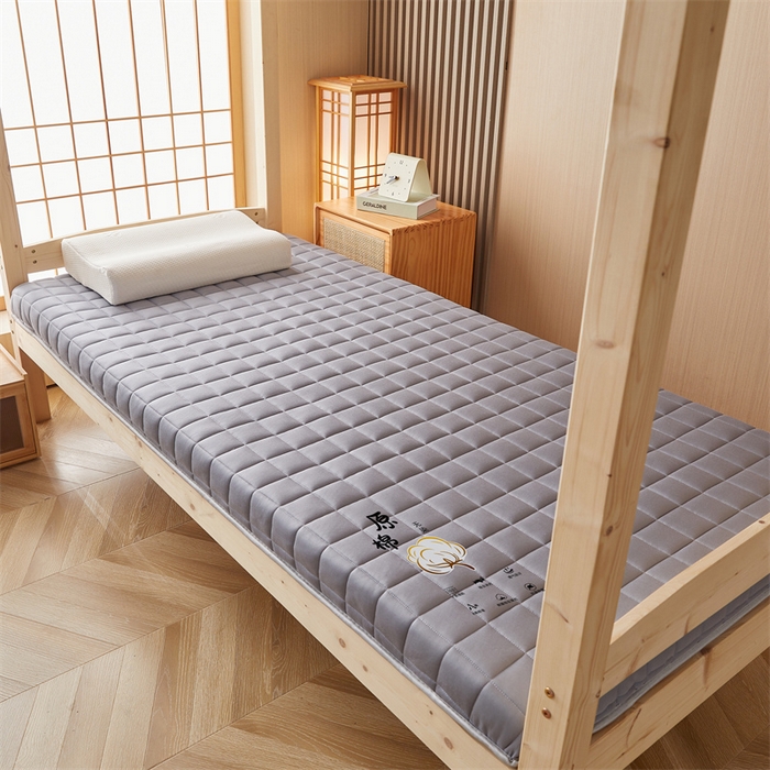 91家纺网 家纺一手货源 找家纺 艺博床垫 2025新款A类原棉棉花床垫--学生款 绅士灰-厚度9cm