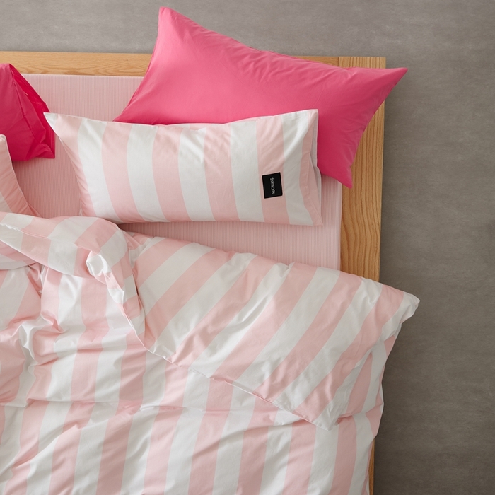 91家纺网 家纺一手货源 找家纺 棉眠 棉眠2025黑川简约条纹系列 芍药