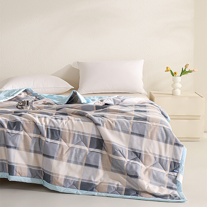 91家纺网 家纺一手货源 找家纺 元元被芯 2025新款亲肤舒适磨毛印花夏被被子被芯 时尚生活