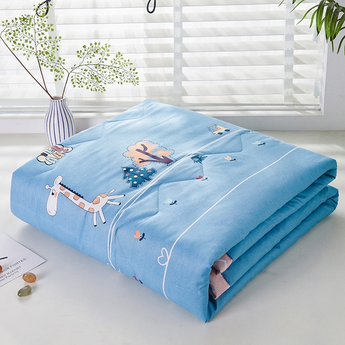 91家纺网 家纺一手货源 找家纺 元元被芯 2025新款亲肤舒适磨毛印花夏被被子被芯 迷你鹿