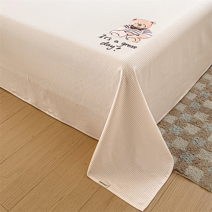 91家纺网 家纺一手货源 找家纺 笙意家纺2025新款全棉老粗布单品单床单 莱卡-米