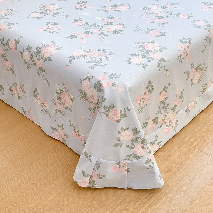 91家纺网 家纺一手货源 找家纺 元元被芯 2025新款40支13372全棉印花全棉床单 初妤