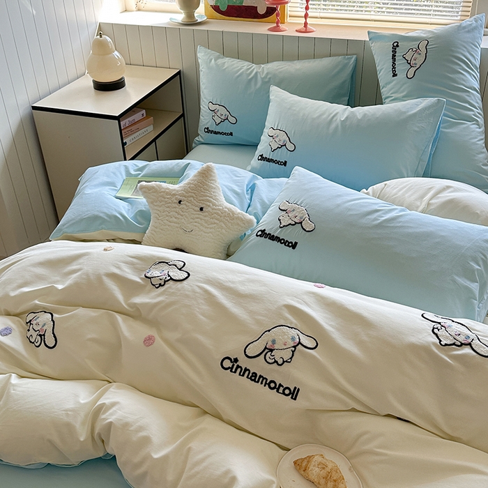 91家纺网 家纺一手货源 找家纺 （总）金爱家 2025新款全棉毛巾绣四件套