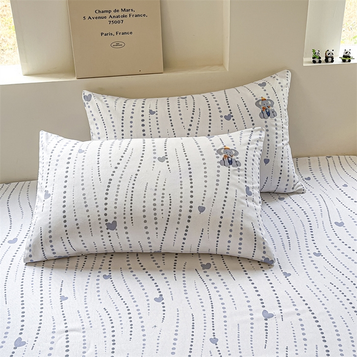 91家纺网 家纺一手货源 找家纺 笙意家纺2025新款全棉老粗布单品单床单 流心岁月-灰