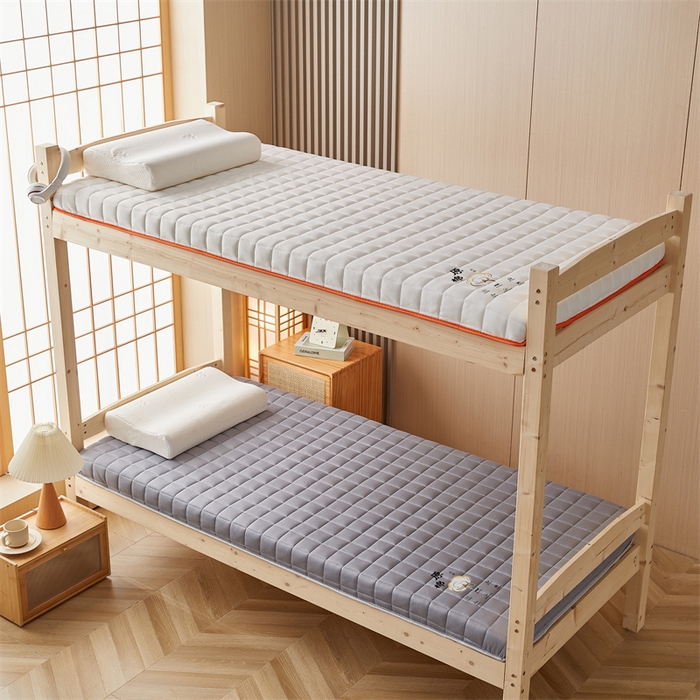 91家纺网 家纺一手货源 找家纺 艺博床垫 2025新款A类原棉棉花床垫--学生款 绅士灰-厚度6cm