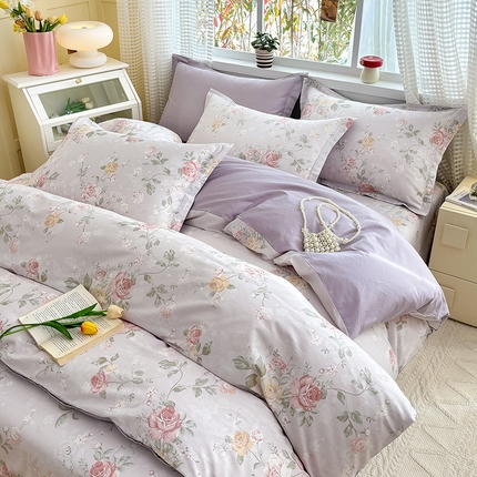 91家纺网 家纺一手货源 找家纺 （总）元元被芯 2025新款40支13372全棉印花全棉被套