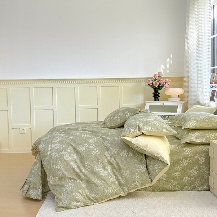 91家纺网 家纺一手货源 找家纺 元元被芯 2025新款40支13372全棉印花全棉被套 颂雅