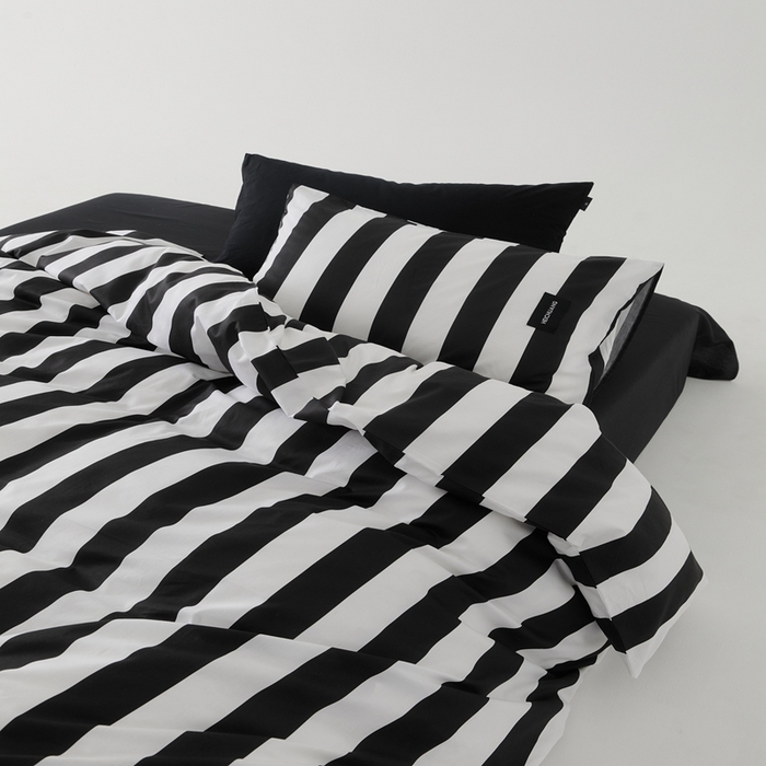 91家纺网 家纺一手货源 找家纺 棉眠 棉眠2025黑川简约条纹系列 玉竹